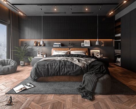 Black Bedroom Design, Bedroom Interior Design Luxury, Classy Bedroom, Modern Luxury Bedroom, Luxury Bedroom Design, Luxury Bedroom Master, Modern Bedroom Design, Room Design Bedroom, Bedroom Layouts