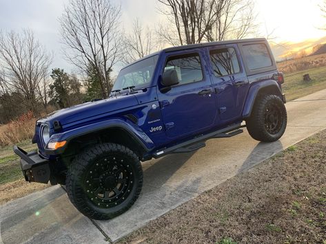 Navy Jeep Wrangler, Navy Blue Jeep Wrangler, Dark Blue Jeep Wrangler, Navy Blue Jeep, Dream Board Pictures, Blue Jeep Wrangler, Aurora Rose, Jeep Wheels, Blue Jeep