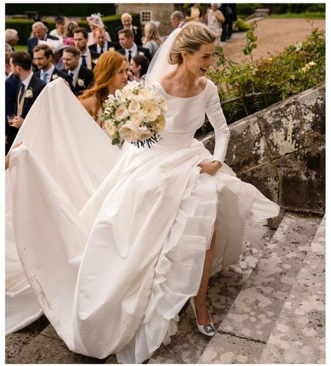 Bella's Wedding Dress, Conservative Wedding Gown, Estate Wedding Dress, Soft Wedding Updo, Grace Kelly Wedding Dress Inspired, Wedding Gowns Sleeves, Ralph Lauren Wedding Dress, Wedding Dresses Royal, Spanish Bride