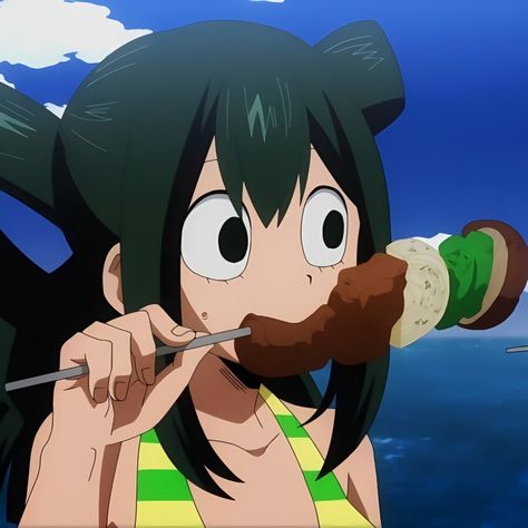 └➤ 𝗔𝗻𝗶𝗺𝗲 : My Hero Academia ❬ 𝘿𝙤𝙣'𝙩 𝙧𝙚𝙥𝙤𝙨𝙩 ❭ Asui Tsuyu Icon Frog Girl, Asui Tsuyu, My Hero Academia Tsuyu, Class 1 A, Rainy Season, A Hero, Hero Academia Characters, My Hero Academia Manga, Cute Characters