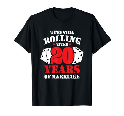 Couples Married 20 Years - Funny 20th Wedding Anniversary T-Shirt 10th Wedding Anniversary Party, 32nd Wedding Anniversary, Marriage Funny, 17th Wedding Anniversary, 20th Wedding Anniversary Gifts, 12th Wedding Anniversary, 18th Wedding Anniversary, Anniversary Gift For Couples, 19th Wedding Anniversary