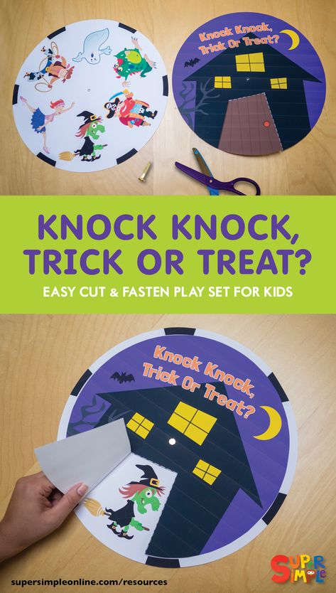 Please Knock Sign, Halloween Stories For Kids, Wheel Crafts, Trick Or Treat Games, Ghost Cowboy, Halloween Writing Prompts, Fun Halloween Games, Wheel Craft, Halloween Stories