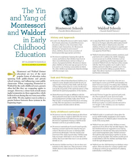 Interesting read! Child Development Theories, Early Childhood Education Activities, Waldorf Homeschool, Philosophy Of Education, Parenting Education, Waldorf School, Waldorf Education, Montessori Ideas, Montessori Education