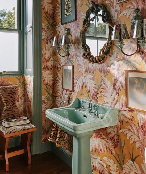 House of Hackney’s New Collection Showcases Craft and Conservation 1930s House Renovation, 10 Wallpaper, Lavender Wall, Kitchen Suite, House Of Hackney, British Interior, 1930s House, Large Scale Floral, Shine The Light