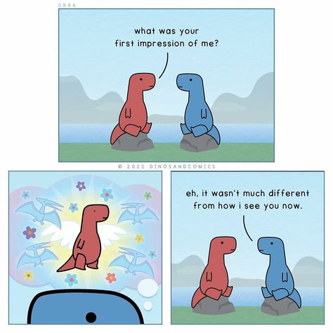 Dinosaur Emotions, Dino Comics, Dinosaur Comic, Dinosaur Comics, Funny Animal Comics, Comics Love, Creative Jobs, Comics Artist, Word Pictures