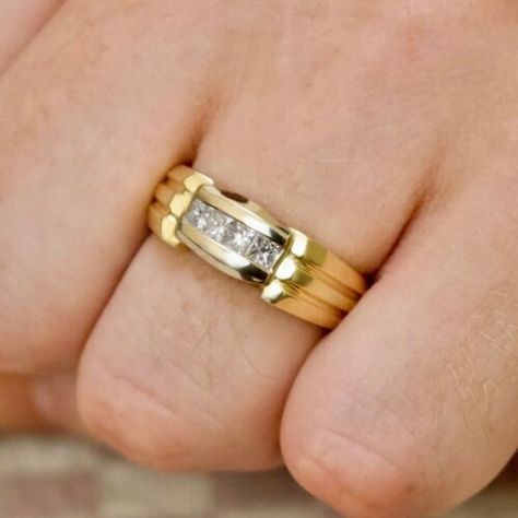 https://jewelleryrings.co.uk/ Find many great new & used options and get the best deals for MEN'S 18K YELLOW GOLD HALF CARAT VS/G PRINCESS CUT DIAMOND RING (size 10.25) at the best online prices at eBay! Free delivery for many products! Half Carat Diamond Ring, Princess Cut Diamond Ring, Diamond Ring Princess Cut, Cheap Rings, Princess Cut Diamond, Men's Jewelry Rings, Size 10 Rings, Princess Cut Diamonds, Diamond Wedding Rings