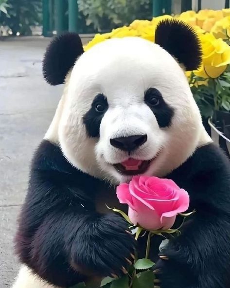 Did you say you needed to see and hear Rico eating peanut butter to get you through the rest of your day? (This great video is brought to… | Instagram Chinese Panda, Baby Panda Bears, Giant Pandas, Pics For Dp, Panda Love, Giant Panda, Baby Panda, Cute Love Pictures