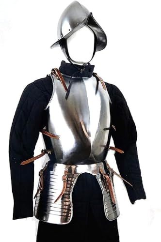 Armour Chest Plate, Chest Plate Armor, Helmet Knight, Armor Suit, Roman Costume, Plate Armor, Chest Plate, Helmet Armor, Century Armor