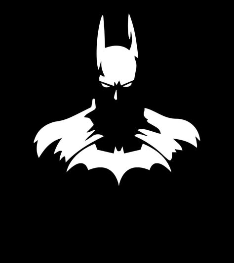 Batman Line Art, Batman Stickers Printable, Batman Outline, Batman Stencil, Batman Pop Art, Batman Svg, Batman Silhouette, Animal Stencil Art, Superhero Silhouette