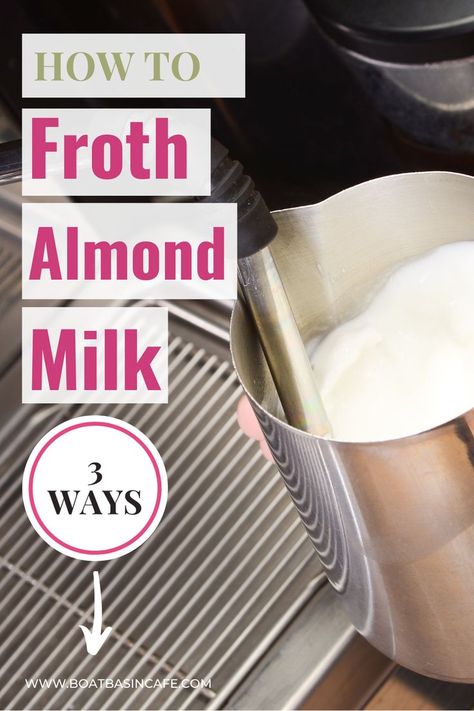 Diy Almond Milk Creamer, Milk Frother Recipes, Frother Recipes, Almond Milk Drinks, Almond Milk At Home, Diy Almond Milk, Keto Milk, Almond Milk Creamer, Best Coffee Creamer