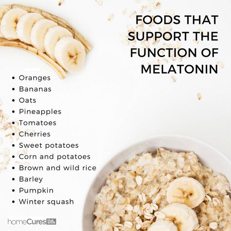 Melatonin Foods, Food For Sleep, Allergy Remedies, Sleep Remedies, Inflammatory Foods, Healing Food, Natural Sleep, Natural Health Remedies, Food Facts