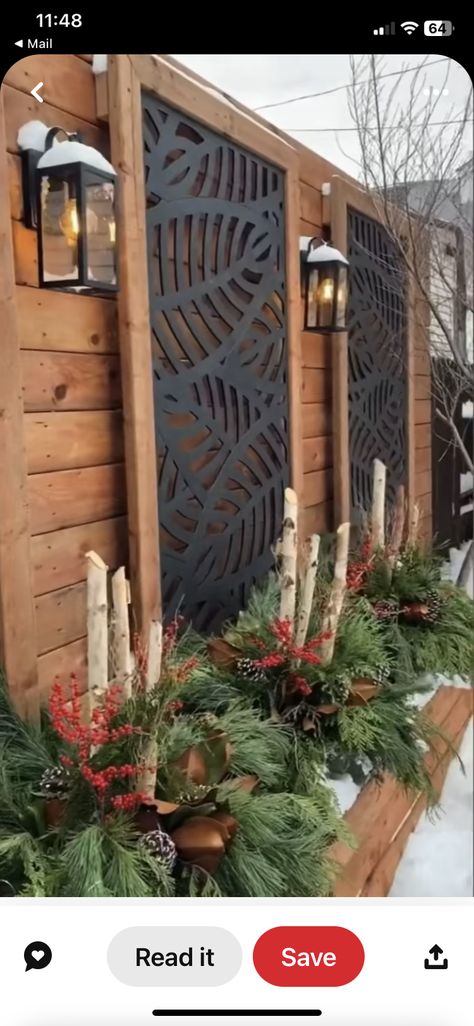 Diy Backyard Fence, Diy Privacy Fence, Privacy Wall, Ikea Hallway, Design Hallway, Entrance Interior, Backyard Renovations, Backyard Remodel, Patio Garden Design