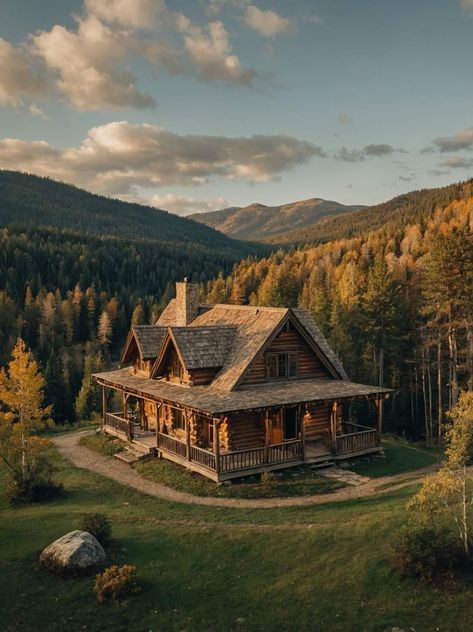 Wyoming Aesthetic House, Wyoming Home Aesthetic, Pinedale Wyoming, Home Aesthetic, Wyoming, Sims 4, Dream House, Cottage, Cabin