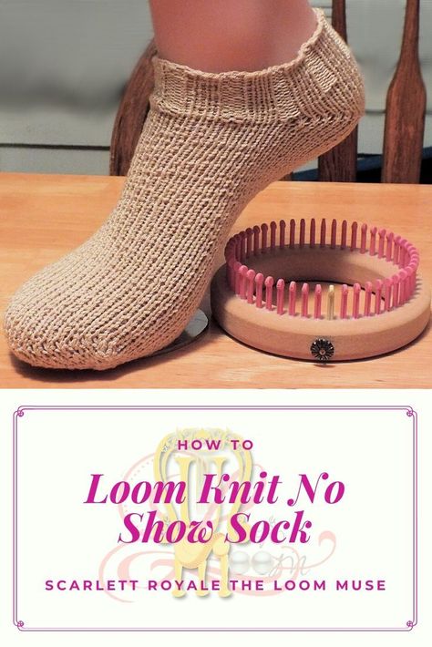 Sock Loom Patterns, Loom Knit Socks, Loom Socks, Loom Knitting Patterns Free, How To Loom Knit, Outlander Knitting Patterns, Sock Loom, Round Loom Knitting, Circular Loom