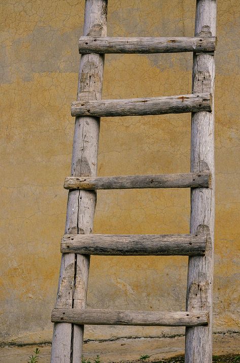 Old Wooden Ladders, Old Ladder, Rustic Ladder, The Minotaur, Wooden Ladder, Wood Logs, Beautiful Art Pictures, Aladdin, Art Pictures