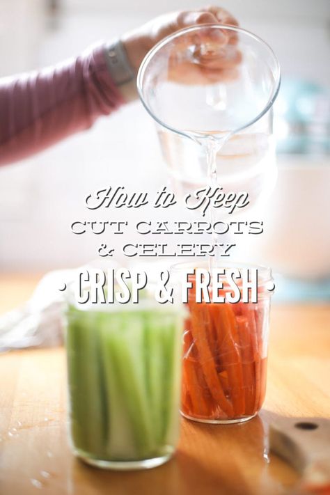 Regrowing Celery In Water, How To Store Celery, Regrow Celery, Storing Veggies, Veggie Storage, How To Store Carrots, Roasted Eggplant Dip, Carrots And Celery, Lunch Planning