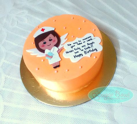 Cake for Nurse Nurse Cake Ideas Simple, Cake For Nurse, Nurse Cake Ideas, Nurse Birthday Cake, Nurse Cakes, Simple Birthday Cake Designs, Nurse Cake, Nurse Birthday, Nursing Cake