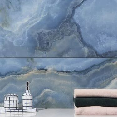 Stone Look & Marble Look Porcelain & Ceramic Floor Tile | TileBar.com Paradise Bathroom, Beachy Bathrooms, Backsplash Wall, Blue Granite, Polished Porcelain Tiles, Tile Covers, Ivy Hill Tile, Large Format Tile, Mirror Tiles