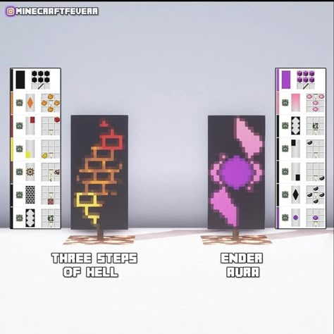 Mincraft Idea Flag, Fire Banner Minecraft, Minecraft Flag Build, Minecraft Flag Design Tutorial, Moon Banner Minecraft, Mincraft Baners, Minecraft Banners Designs, Banner Patterns Minecraft, Minecraft Flag Design