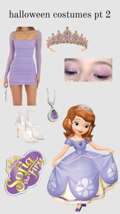 sofia the first Trio Costumes, First Halloween Costumes, Cute Group Halloween Costumes, Classy Halloween Costumes, Matching Halloween Costumes, Pretty Halloween Costumes, Duo Halloween Costumes, Couples Halloween Outfits, Holloween Costume