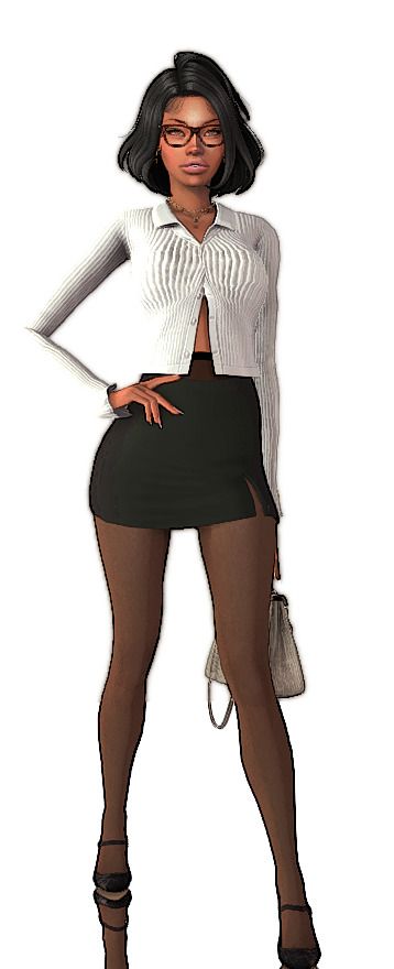 Office Siren Look Book Pants Heels Outfit, Skirt Heels Outfit, Siren Look, Sims Builds, Sims 4 Clutter, Skirt Heels, Sims 4 Dresses, Office Skirt, Sims 4 Cc Packs