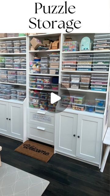 Anthea | Early Learning Play on Instagram: "•PUZZLE STORAGE•

How do you store your puzzles?

🧩 🧩 🧩 🧩 🧩 

There are so many different ways to store them, however this is what works for us! 

It was time to change over our zip-lock bags to better quality ones. We purchased these from our local dollar store. 

I find storing our puzzles this way is easy for Mr 3 to grab them out of the cupboard himself when he wants too. 

Comment below how you store your puzzles 🧩 👇 
•
•
•
#puzzlestorage
#puzzles
#woodenpuzzles 
#puzzle 
#playroom
#playroomstorage" Puzzle Storage, Instagram Puzzle, Playroom Storage, Play To Learn, Wooden Puzzles, He Wants, Early Learning, Dollar Stores, When He