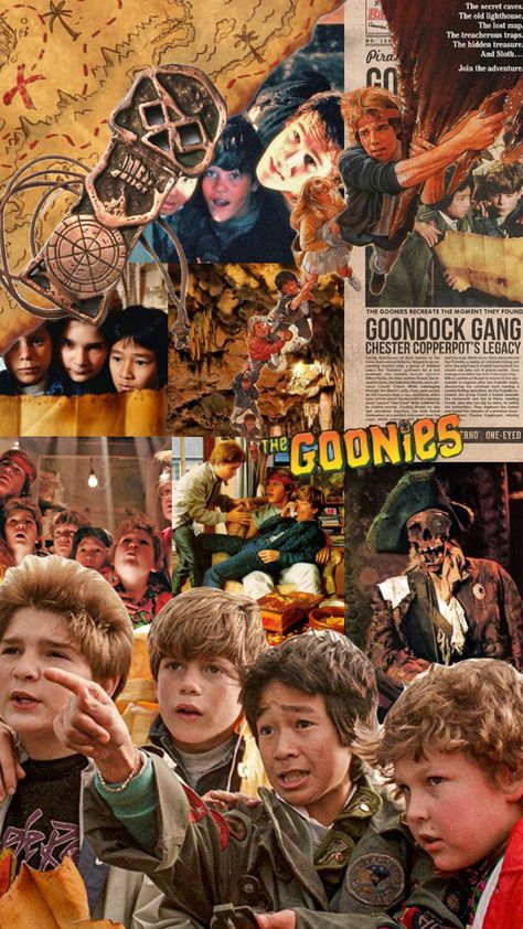 Movie 4 : The Goonies #gooniesneversaydie #movies #fyp Goonies Wallpaper, Goonies Art, Los Goonies, Goonies Movie, 1980s Movies, Movie Collage, Old Movie Posters, Aesthetic Lockscreens, The Goonies