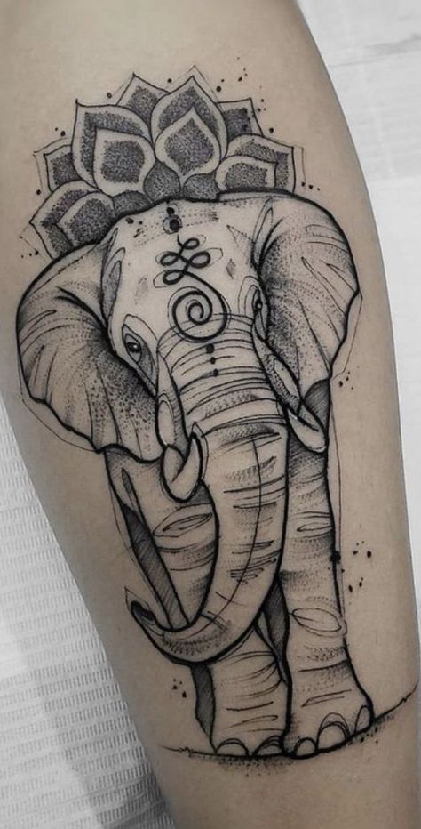 Baddie Arm Tattoos, Animal Tattoo Ideas, Beginner Tattoos, Hand Tattoos For Girls, Elephant Tattoo, Elephant Tattoos, Arm Tattoos, Gray Aesthetic, Dream Tattoos