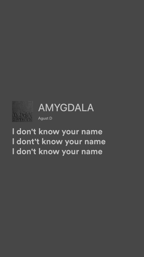 Amygdala Lyrics, Agust D-2, Bts Tattoos, Bts Song Lyrics, Know Your Name, Gay Aesthetic, Bts Lyric, Bts Quotes, Agust D