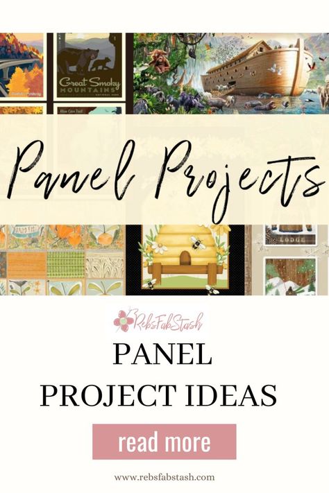 Fabric Panel Project Ideas Make An Apron, Whispering Pines, Fabric Panel Quilts, Pillow Projects, Panel Wall, Fabric Panel, Panel Quilts, Quilted Wall Hangings, How To Make Pillows