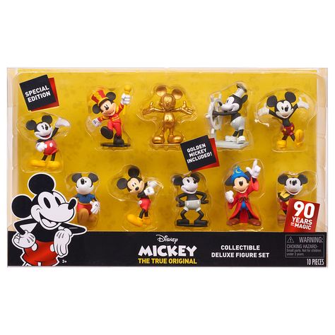 New 90 Years Of Magic Mickey Mouse Anniversary Product Launches Mickey Mouse Toys, Disney Figures, New Mickey Mouse, Disney Shop, Disney Collectables, 90th Birthday, Disney Merchandise, Mickey Minnie Mouse, Disney Toys