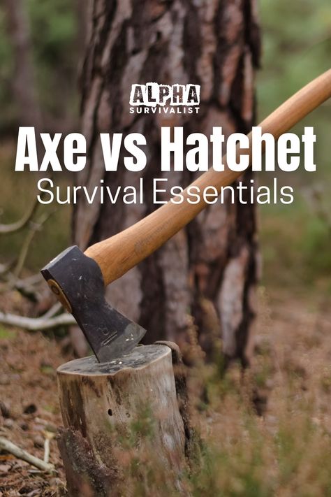 Discover the critical differences between an axe and a hatchet, and why each tool might be the right choice for your outdoor adventures. Understand the nuances of axe and hatchet design, usage, and practicality for survival situations. Survival Hatchet, Survival Essentials, Great Job, Program Design, Outdoor Adventures, Outdoors Adventure, Design