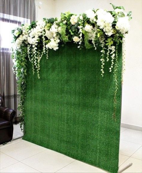 Grass Background Decoration, Green Grass Background Decoration, Green Grass Backdrop, Grass Wall Backdrop, Lingerie Store Design, Greenery Backdrop, Photowall Ideas, Grass Backdrops, Wedding Reception Backdrop