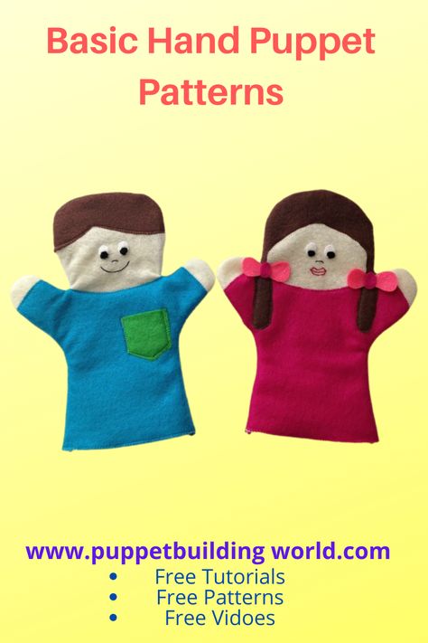 These are simple patterns for hand puppets. Free Puppet Patterns to use Diy Hand Puppets Pattern, Finger Puppet Patterns Free, How To Make A Hand Puppet, Puppet Patterns Free Templates, Animal Puppets For Kids To Make, Hand Puppets For Kids, Hand Puppets Pattern, Hand Puppets Diy, Diy Puppets