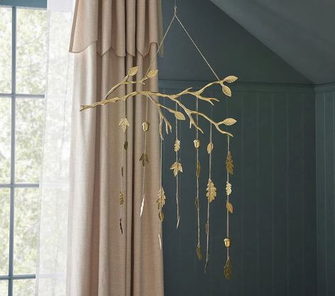 Chris Loves Julia Falling Leaves Ceiling Mobile 0 Nursery Hanging Decor, Ceiling Mobile, Leaves Falling, Chris Loves Julia, Teen Decor, Hippie Home Decor, Branch Decor, Hanging Mobile, Fall Day