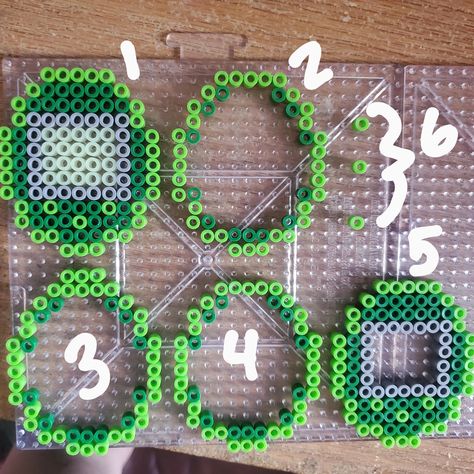 Tamagotchi Perler Beads 3d, Peeler Bead Template, 3d Pyssla Ideas, Cute Perler Beads Designs 3d, Perler Bead Words, Cod Perler Beads, Pearl Beads Pattern Aesthetic, Perler Bead Shaker, Perler Shaker