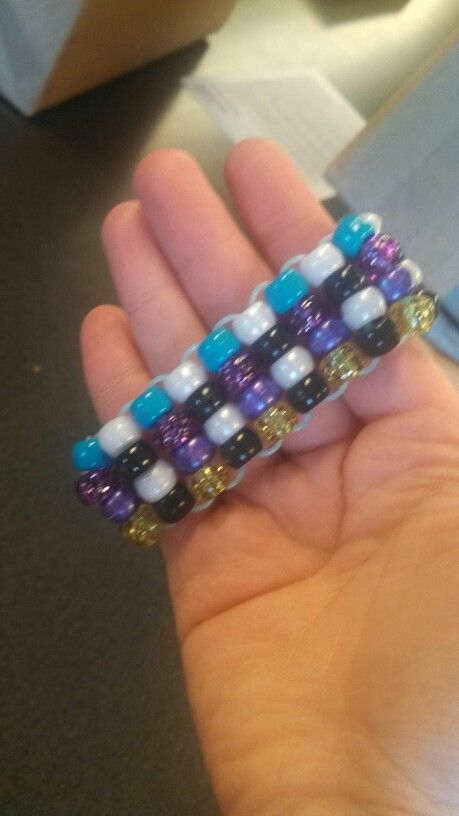 Ladder cuff #Kandi #laddercuff Ladder Cuff Kandi, Beading, Beaded Bracelets, Cuff, Beads, Quick Saves