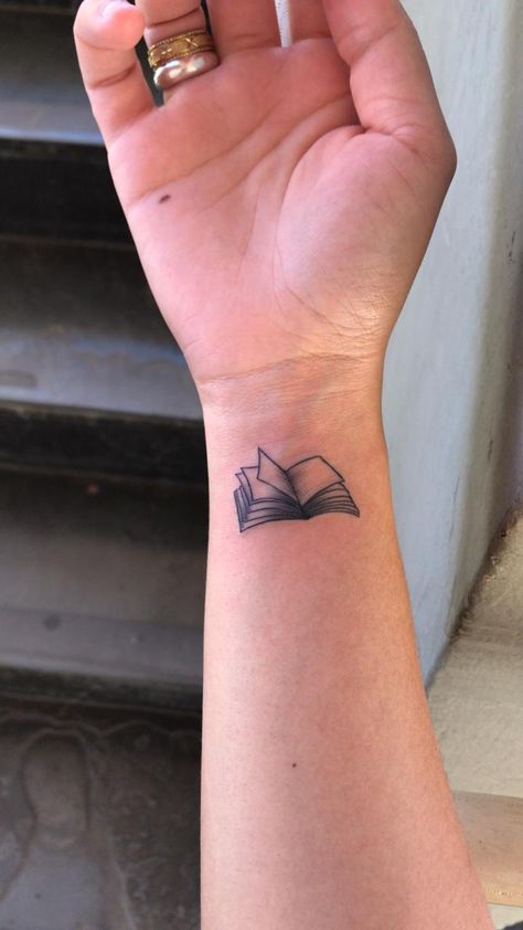 Book And Beach Tattoo, Journalism Tattoo, Book And Flower Tattoo, Author Tattoo, Penguin Writing, Literature Tattoos, Ink Tattoo Girl, Book Tattoos, Bookish Tattoos