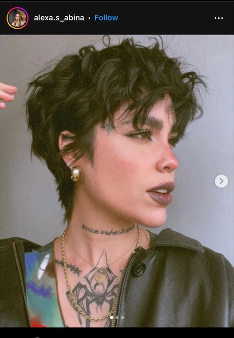 Pixie Cut 90s, Short Pixie Hair Styles, Dark Brown Hair Short, Short Hair 2023, Pixie Cut Hairstyles, Short Punk Hair, Hairstyle For Short Hair, Hairstyle For Short, Curly Pixie Hairstyles