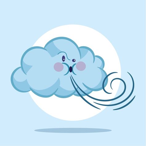 Hand drawn wind cartoon illustration | Free Vector #Freepik #freevector #cartoon-illustration #cartoon #illustrations #cute-illustration Windy Illustration, Wind Animation, Wind Illustration, Wind Cartoon, Cloud Illustration, Earth And Sky, Illustration Cartoon, Vector Hand, Cartoon Illustration