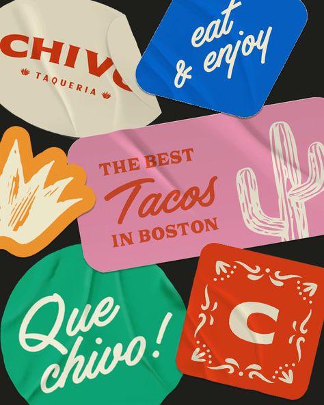 Chivo Taqueria - Branding :: Behance Aura Cafe, Del Taco, Branding Behance, Food Photoshoot, Daily Hacks, Graphic Design Illustration Adobe Illustrator, Food Branding, Food Graphic Design, Illustration Adobe Illustrator