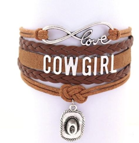 Infinity Love Cowgirl Bracelet Cowboy Hat Charm Leather Braid Wrap Bracelets Bangles for Women Jewelry | Wish Braid Wrap, Cowgirl Bracelets, Cowgirl Stuff, Cowgirl Accessories, Cowgirl Gifts, Country Jewelry, Cowgirl Jewelry, Bangles For Women, Infinity Love