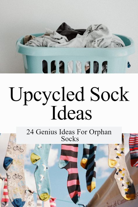 If you have single, spare socks these 24 upcycled sock ideas will amaze you and have you wishing you had more orphan socks in your drawers. Genus! via @repurposedlife Upcycled Socks Ideas, Socks Crafts Diy, Mismatched Socks Ideas, Crafts Made From Socks, Recycled Socks Ideas, Reuse Old Socks, Single Socks What To Do With, Upcycle Socks Diy Ideas, Socks Recycle Ideas