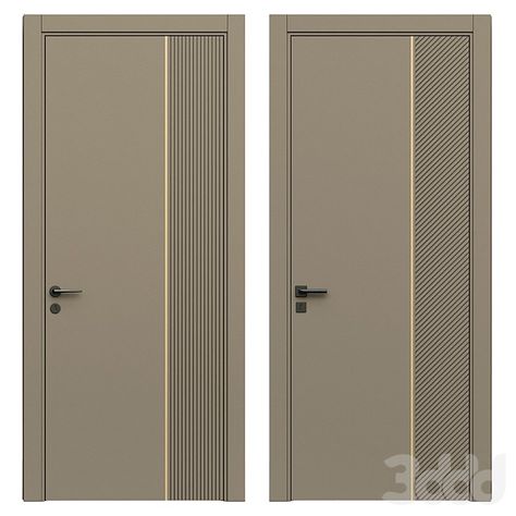 Door Design With Golden Strip, Laminate Door Design Modern, Flush Doors Design Modern, Security Door Design, Door Texture, House Main Door, Flush Door Design, House Front Door Design, Modern Wooden Doors