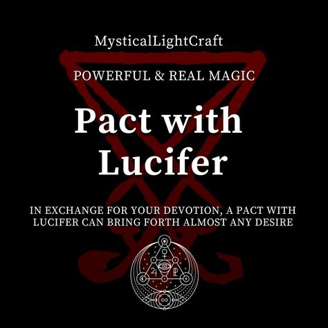 Pact with Lucifer by MysticalLightCraft on Etsy Hail Lucifer, Lucifer Deity, Lord Lucifer, Black Magic Book, Magic Book, Psychic Readings, Black Magic, Wolves, Psychic