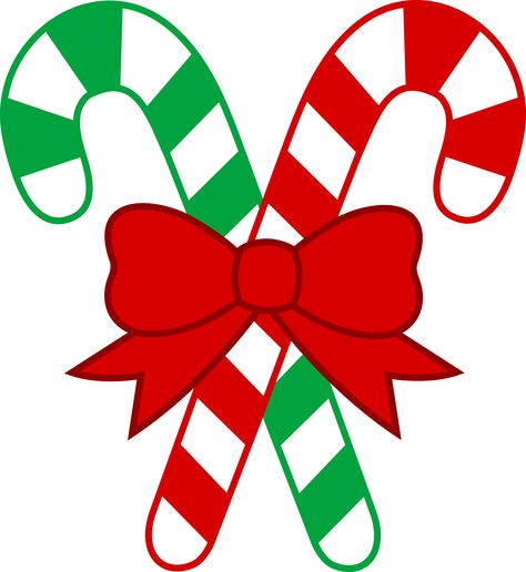 Merry Christmas Clip Art Candy Canes, Clip Art, Candy, Green, Christmas, Red, Art