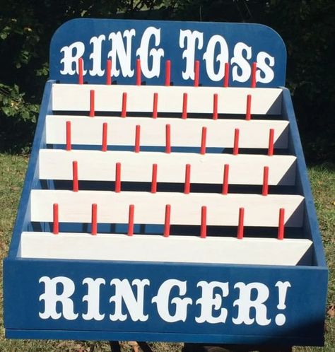 Ring Toss Carnival Game for Birthday, Church, VBS, School Party or Trade Show. Carnival Games - Etsy Ring Toss Carnival Game, Carnival Diy, Ortho Nurse, Circus Game, Basket Toss, Diy Carnival Games, Homemade Carnival Games, Party Activities Kids, Diy Carnival