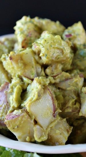 Avocado Potato Salad Easy Salad Recipes Healthy, Salad Recipes With Chicken, Salad Recipes Easy, Quick Easy Salad, Salad Recipes Healthy, Vegan Salads, Easy Salad, Easy Salad Recipes, Avocado Recipes