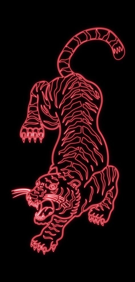 Tiger Wallpaper Iphone, 4k Mobile Wallpaper, Neon Tiger, Wallpapers Posters, Off White Wallpapers, Tiger Wallpaper, Space Phone Wallpaper, Vi Design, Free Art Prints