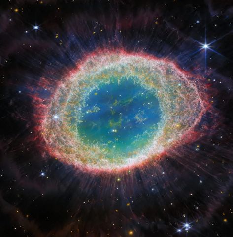 JWST sees the Ring Nebula | The Planetary Society Ring Nebula, Planetary Nebula, Nasa Poster, Planetary System, Incredible Photos, James Webb, James Webb Space Telescope, Hubble Space, Hubble Space Telescope